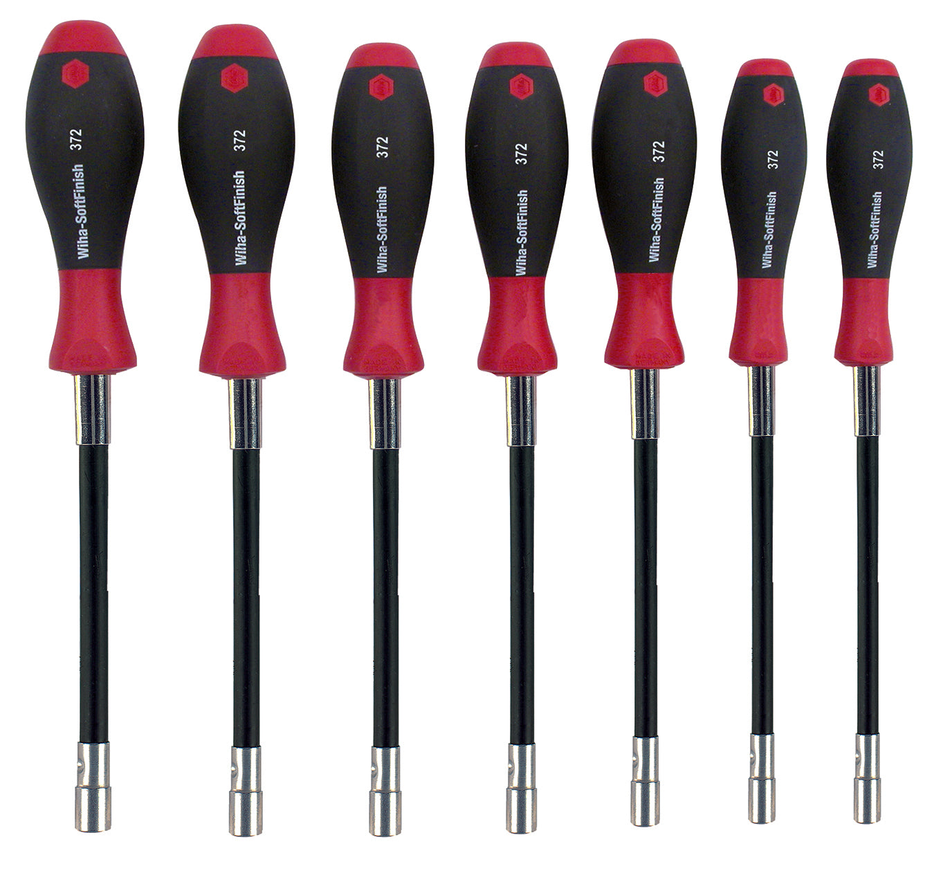 WIHA TOOLS 7 Piece Softfinish Flexible Shaft Nut Driver Set - WIH-37291 | GarageAndFab.com