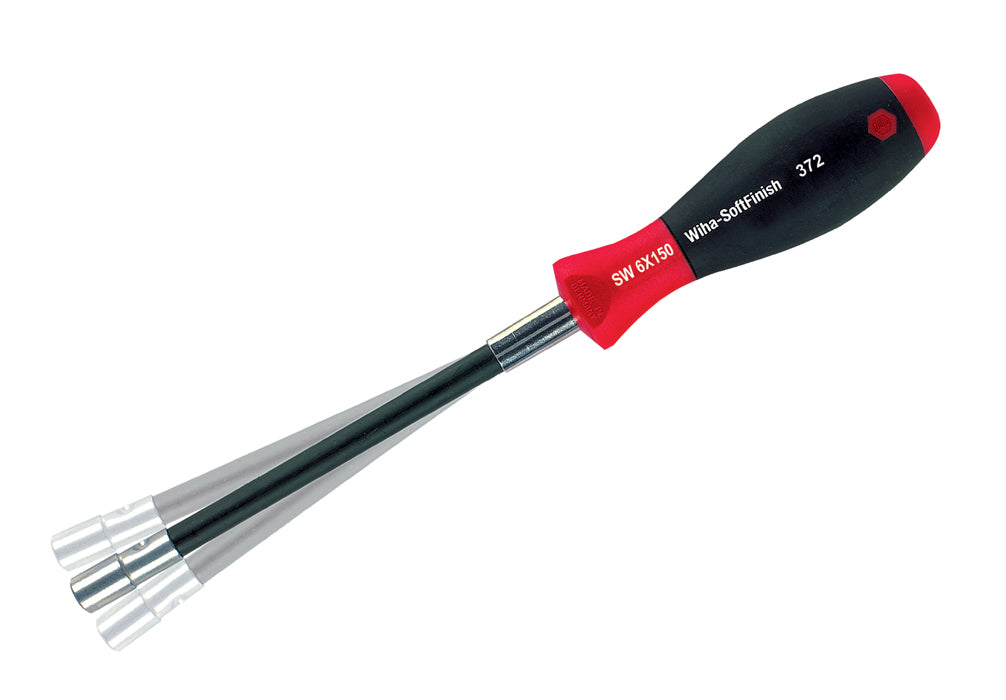 WIHA TOOLS Softfinish Flexible Shaft Nut Driver 5.5Mm X 150Mm - WIH-37236 | GarageAndFab.com