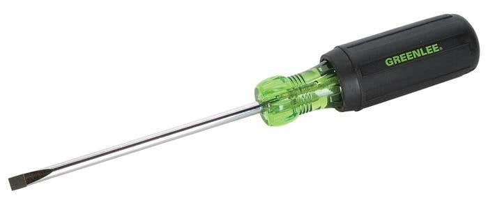 Greenlee Screwdriver, Flat-Cab 3/16X4" -GRE-0153-21C | GarageAndFab.com
