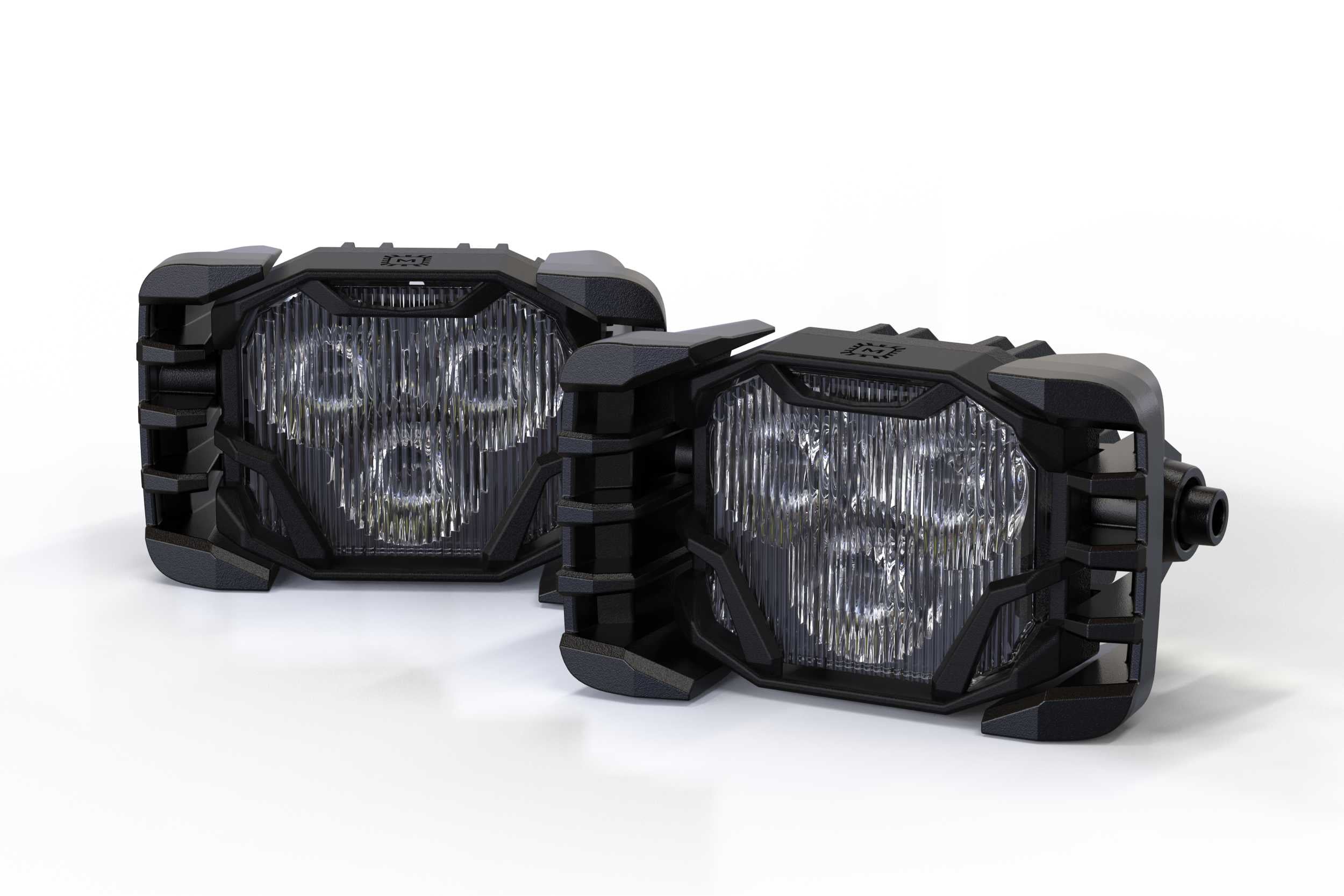 Morimoto 4Banger Fog Light Kit: 15-20 F150 (HXB Yellow SAE Wide Beam) 4B-FOG-F2-1023 | GarageAndFab.com