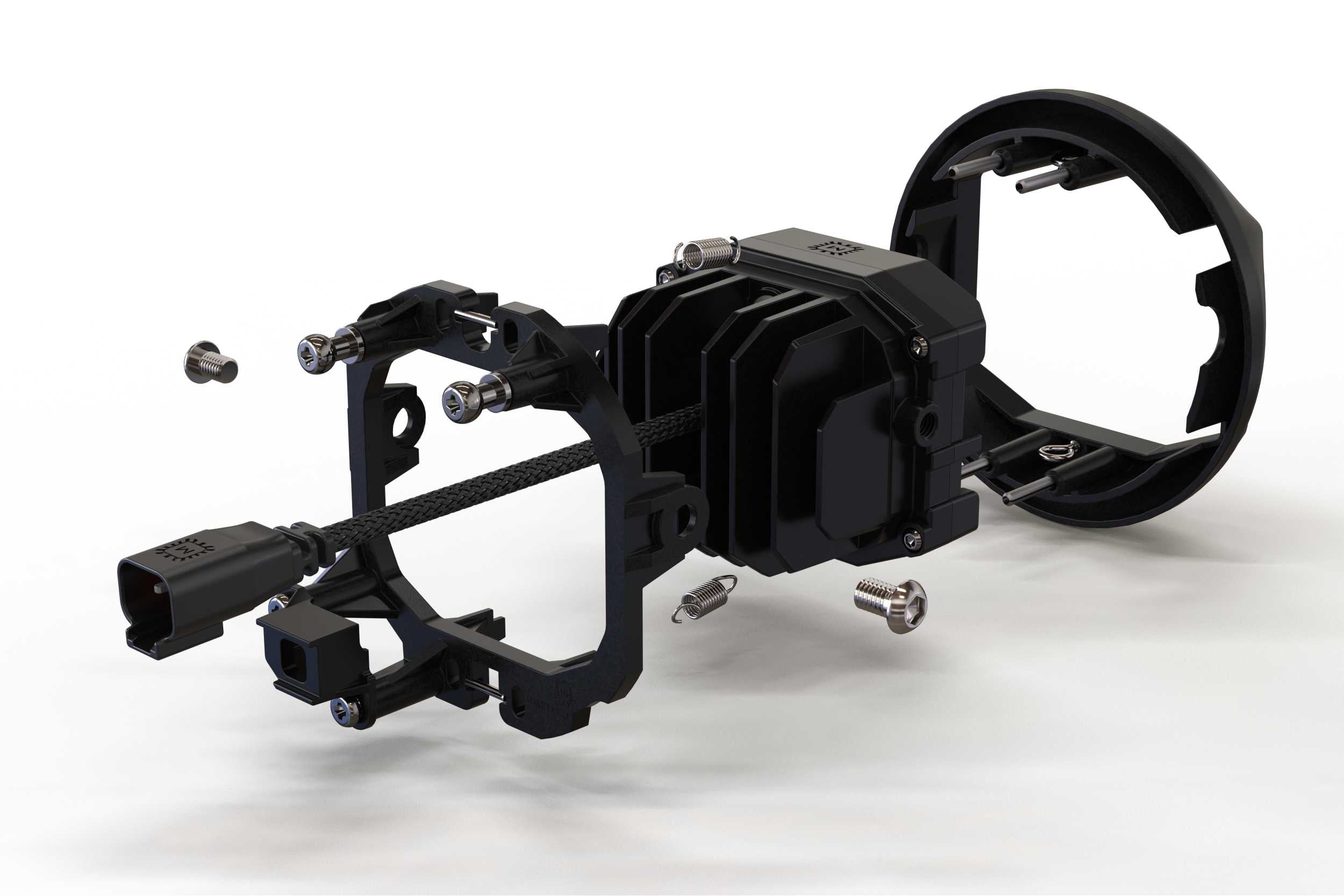 Morimoto 4Banger Fog Light Kit: 15-18 Sierra HD (HXB Yellow SAE Wide Beam) 4B-FOG-GM-1035 | GarageAndFab.com