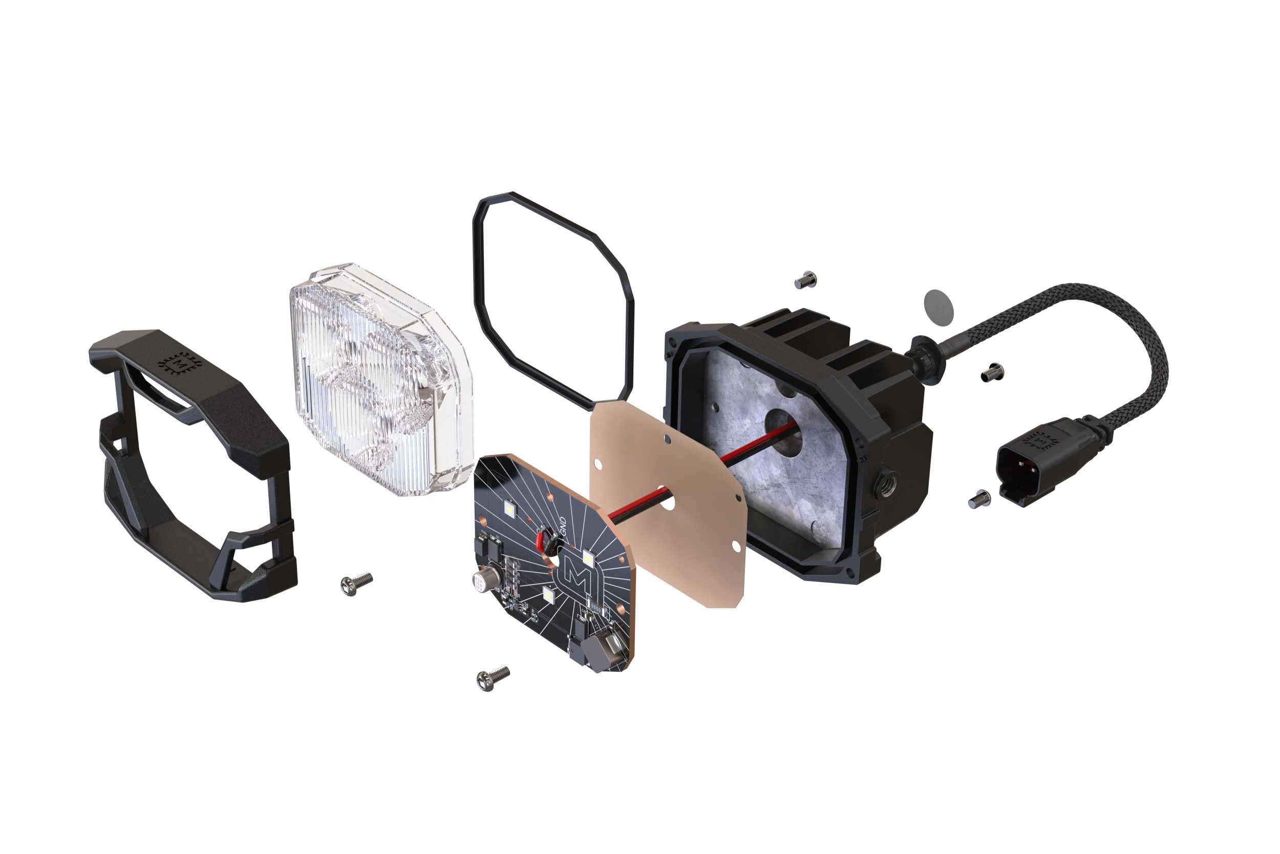 Morimoto 4Banger Fog Light Kit: 07-14 Tahoe (HXB White Spot Beam) 4B-FOG-GM-1042 | GarageAndFab.com