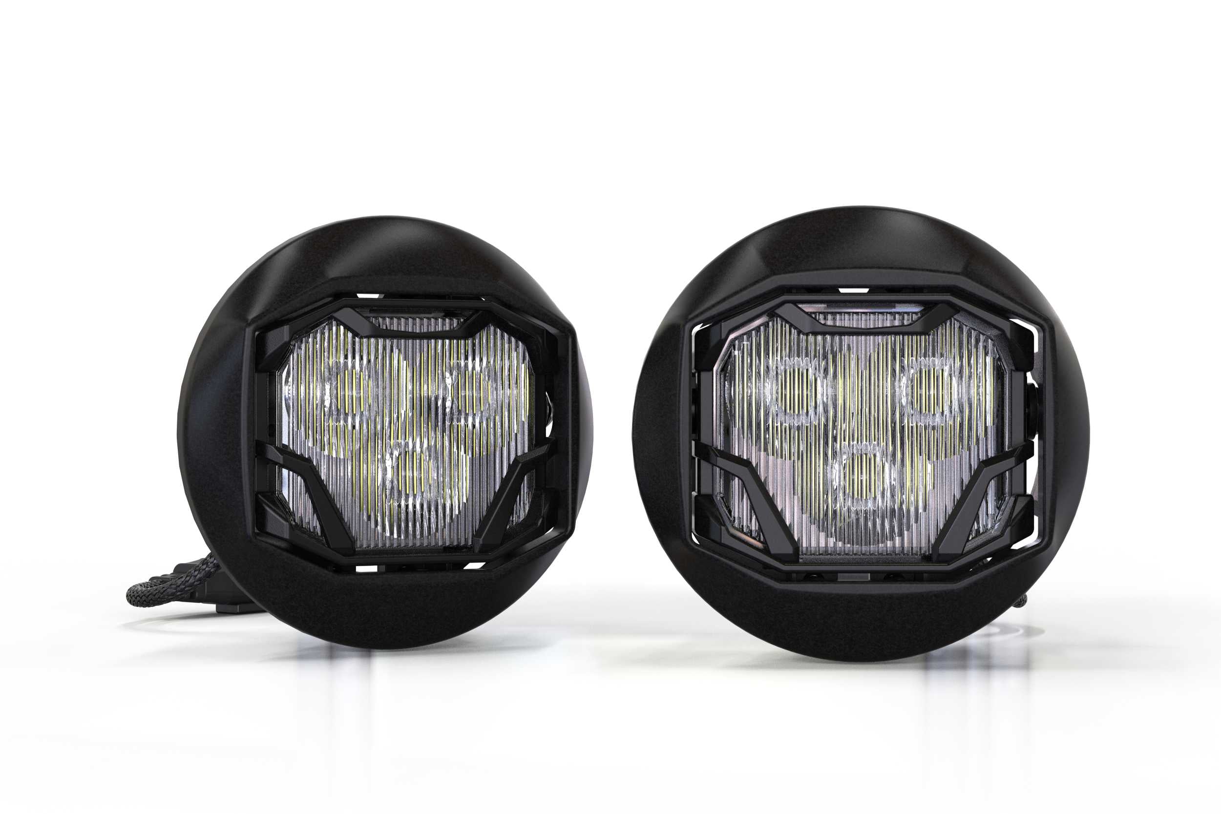 Morimoto 4Banger Fog Light Kit: 2015+ Canyon (NCS White SAE Wide Beam) 4B-FOG-GM-1076 | GarageAndFab.com