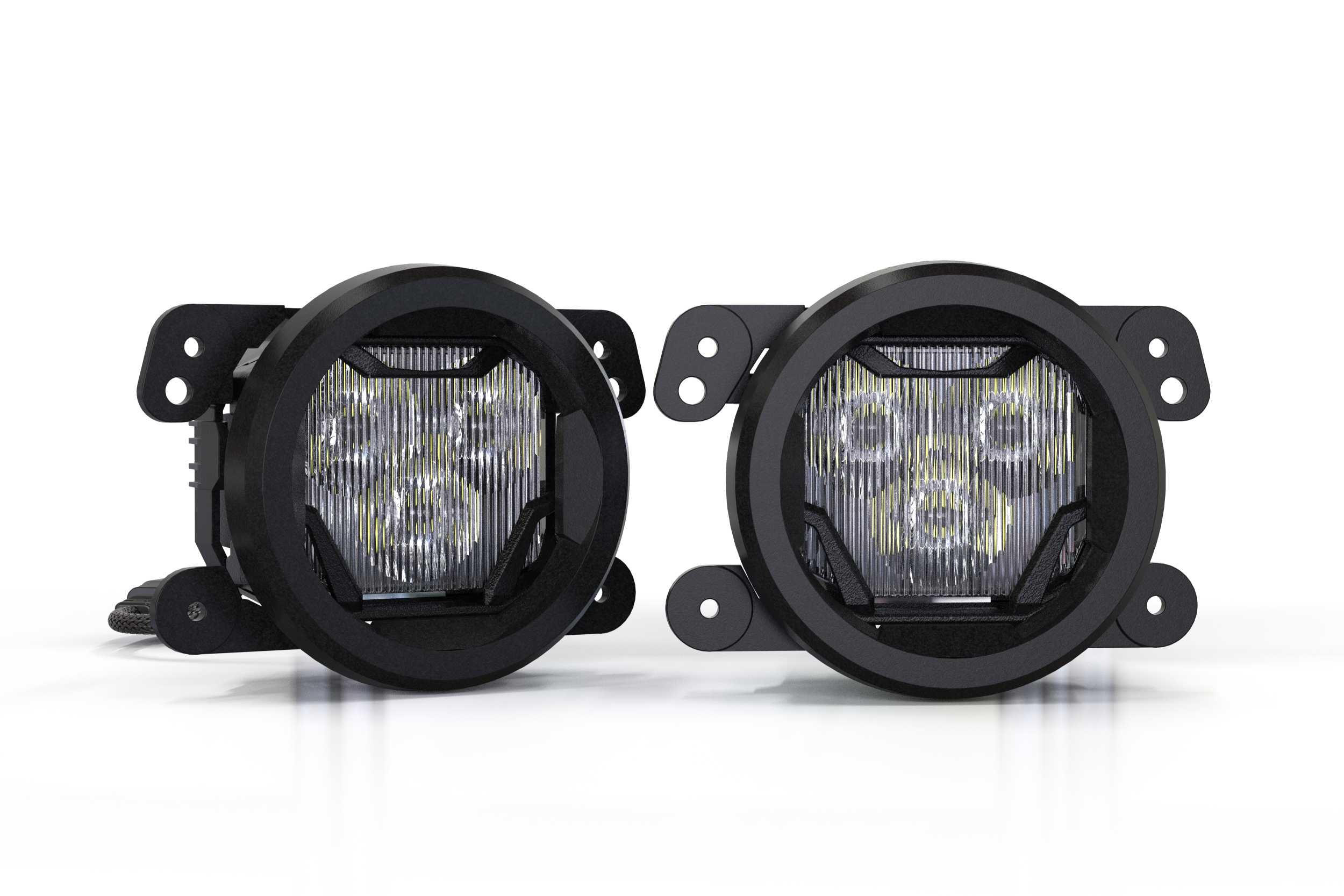 Morimoto 4Banger Fog Light Kit: Type M (HXB White SAE Wide Beam) 4B-FOG-M-1010 | GarageAndFab.com