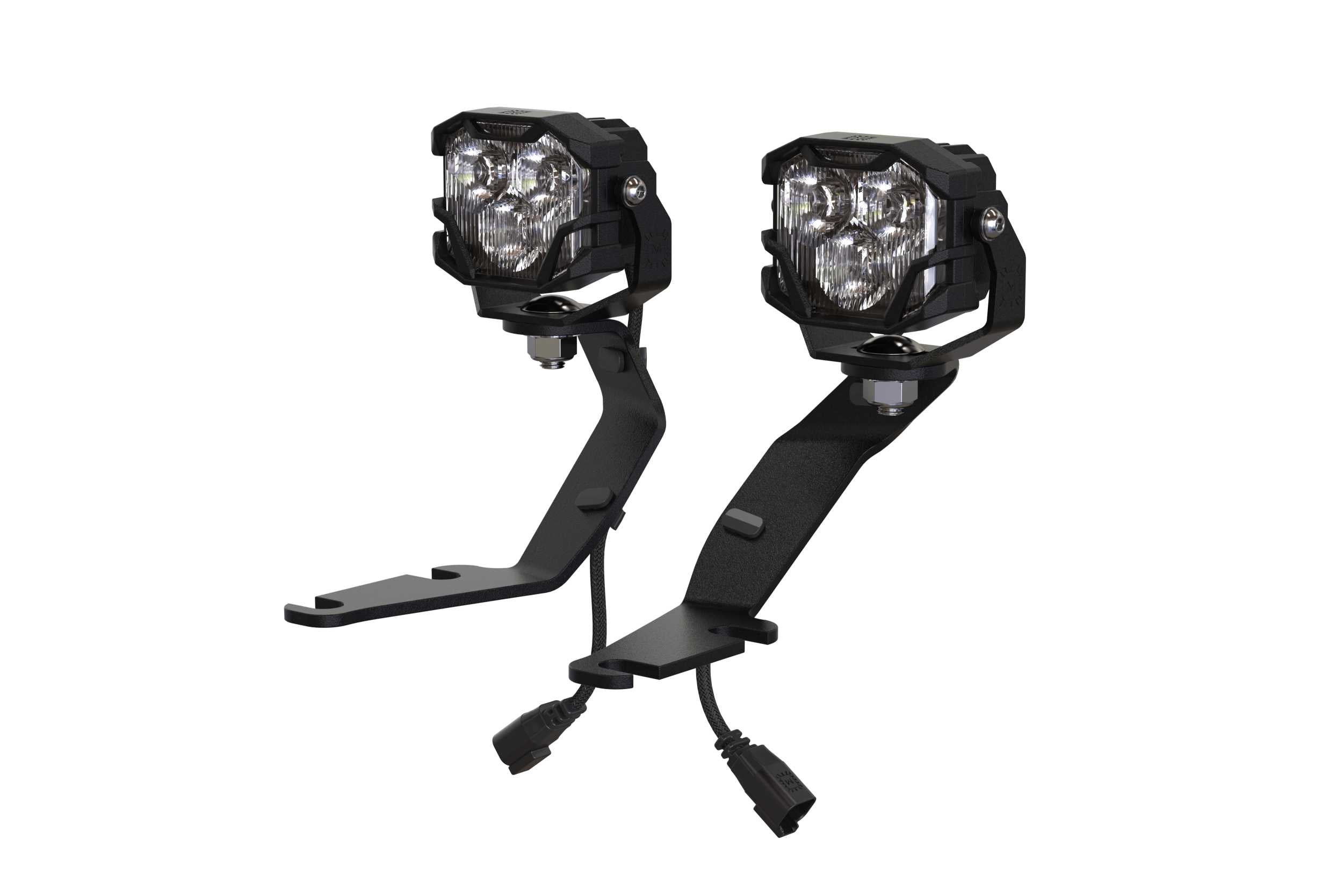 Morimoto 4Banger Ditch Light Kit: 14-21 Tundra (HXB White SAE Wide Beam) 4B-PLR-KIT-1010 | GarageAndFab.com