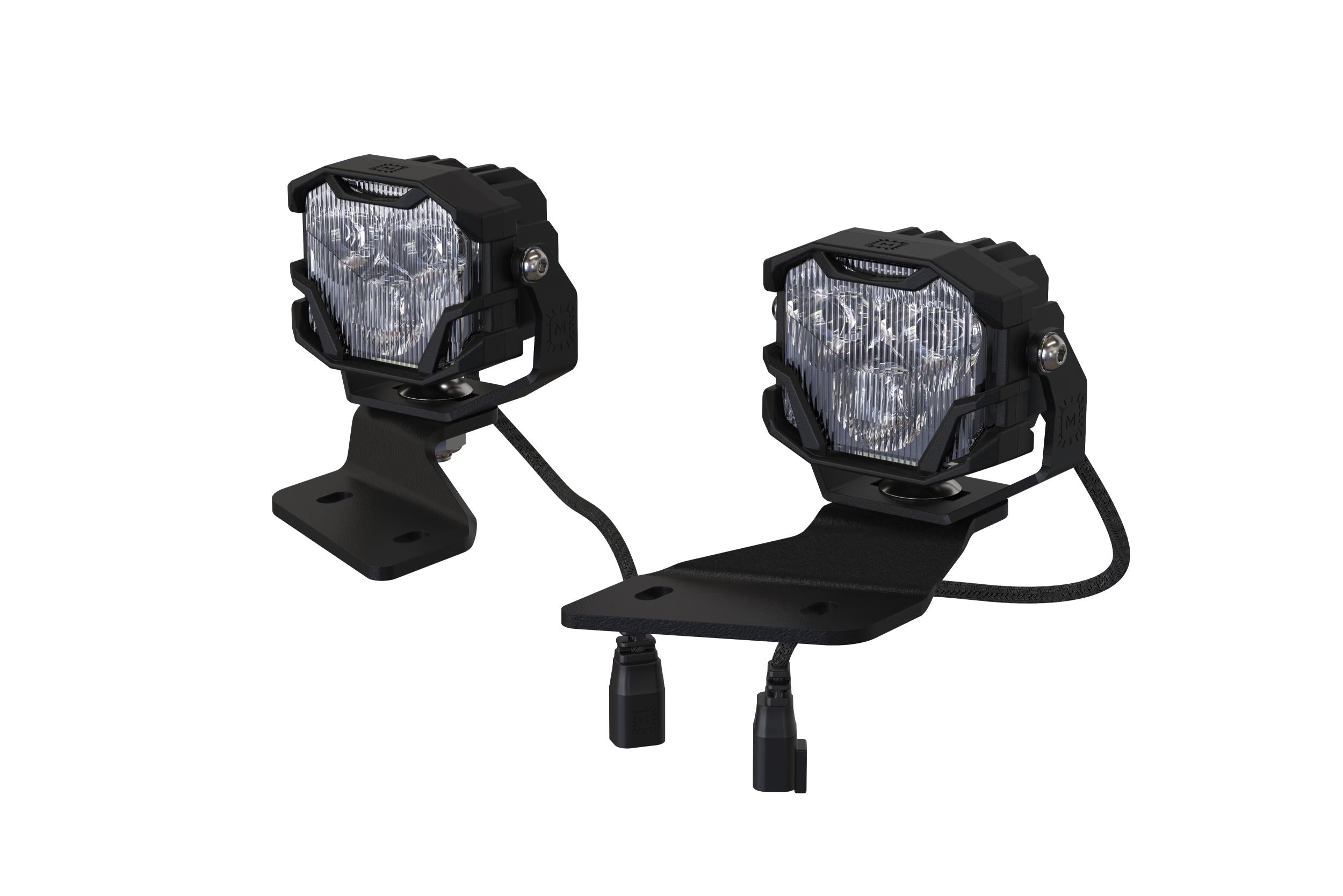 Morimoto 4Banger Ditch Light Kit: 2021+ Bronco (NCS Yellow Spot Beam) 4B-PLR-KIT-1285 | GarageAndFab.com
