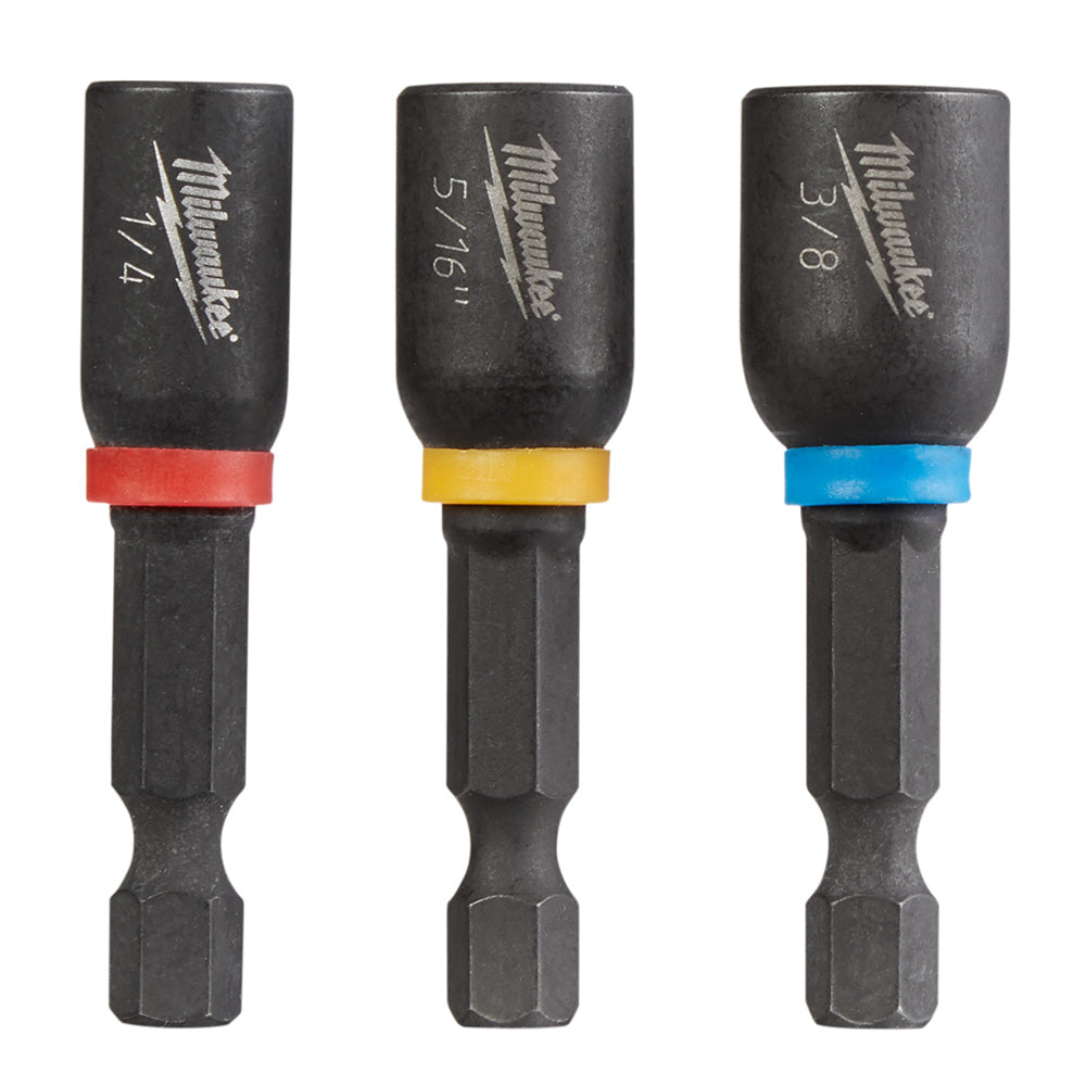 Milwaukee Electric 3Pc 1-7/8" Mag Nut Dr Set - MLW-49-66-4561 | MFVCanada.com