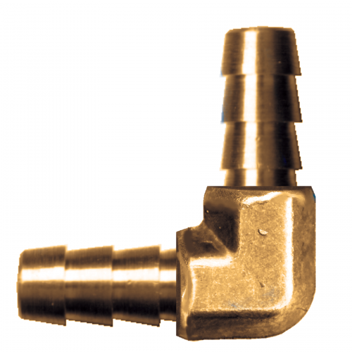 Fairview Brass 90 Elbow;1/2 Hose Barb Item #: FVF-99HB-8 | GarageAndFab.com