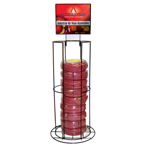 Fairview Air Hose Rack w/Sign Item #: FVF-AHDR-RACK | GarageAndFab.com