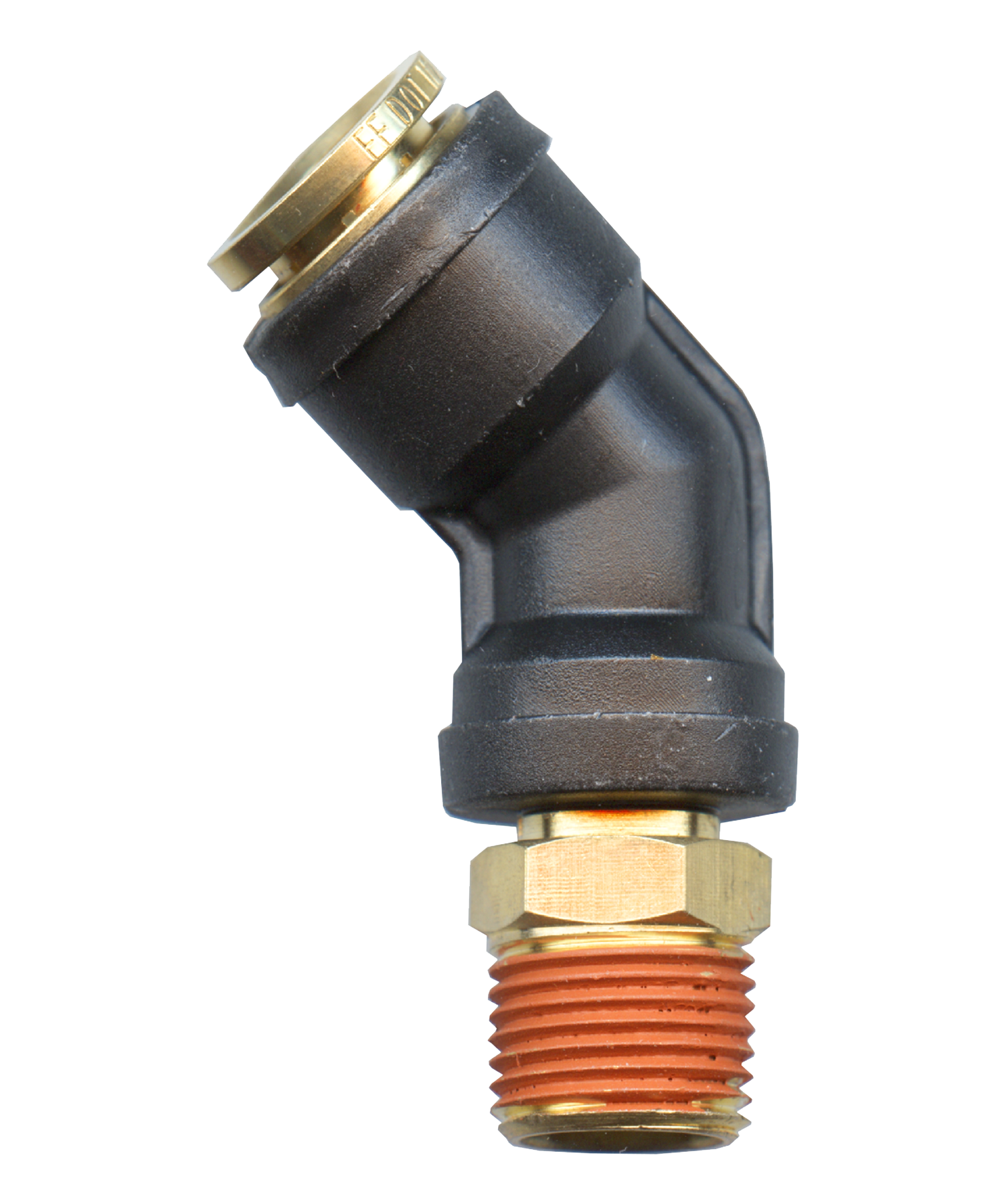 Fairview Composite DOT PTC 45?? Elbow;5/8x1/2MPTSW Item #: FVF-CPC1474SW-10D | GarageAndFab.com