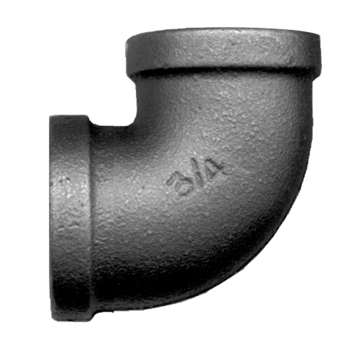 Fairview Black Iron 90Elb;1-1/4x1/2FPT Item #: FVF-BI-100-JD | GarageAndFab.com