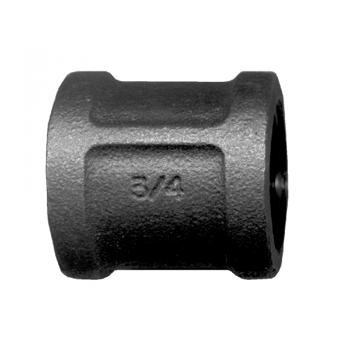 Fairview Black Iron Coupler;1/4FPT Item #: FVF-BI-103-B | GarageAndFab.com