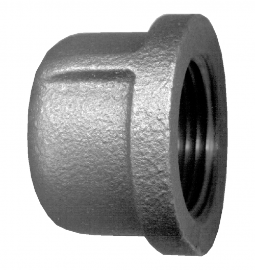Fairview Black Iron Cap;1-1/4FPT Item #: FVF-BI-108-J | GarageAndFab.com