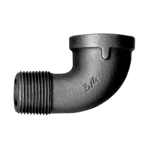 Fairview Black Iron 90Elb;1/8MPTx1/8FPT Item #: FVF-BI-116-A | GarageAndFab.com