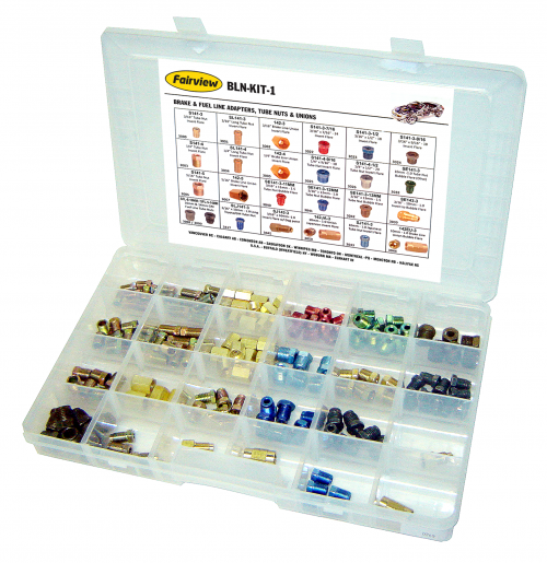 Fairview Brake Line Nut Kit Item #: FVF-BLN-KIT-1 | GarageAndFab.com
