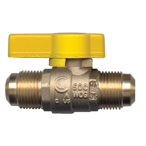 Fairview CSA Gas Shut-off;1/2M.Flare Item #: FVF-BV5042-8 | GarageAndFab.com