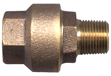 Fairview 1 Way Check Valve;1/2FPTx1/2MPT Item #: FVF-CV1-D | GarageAndFab.com