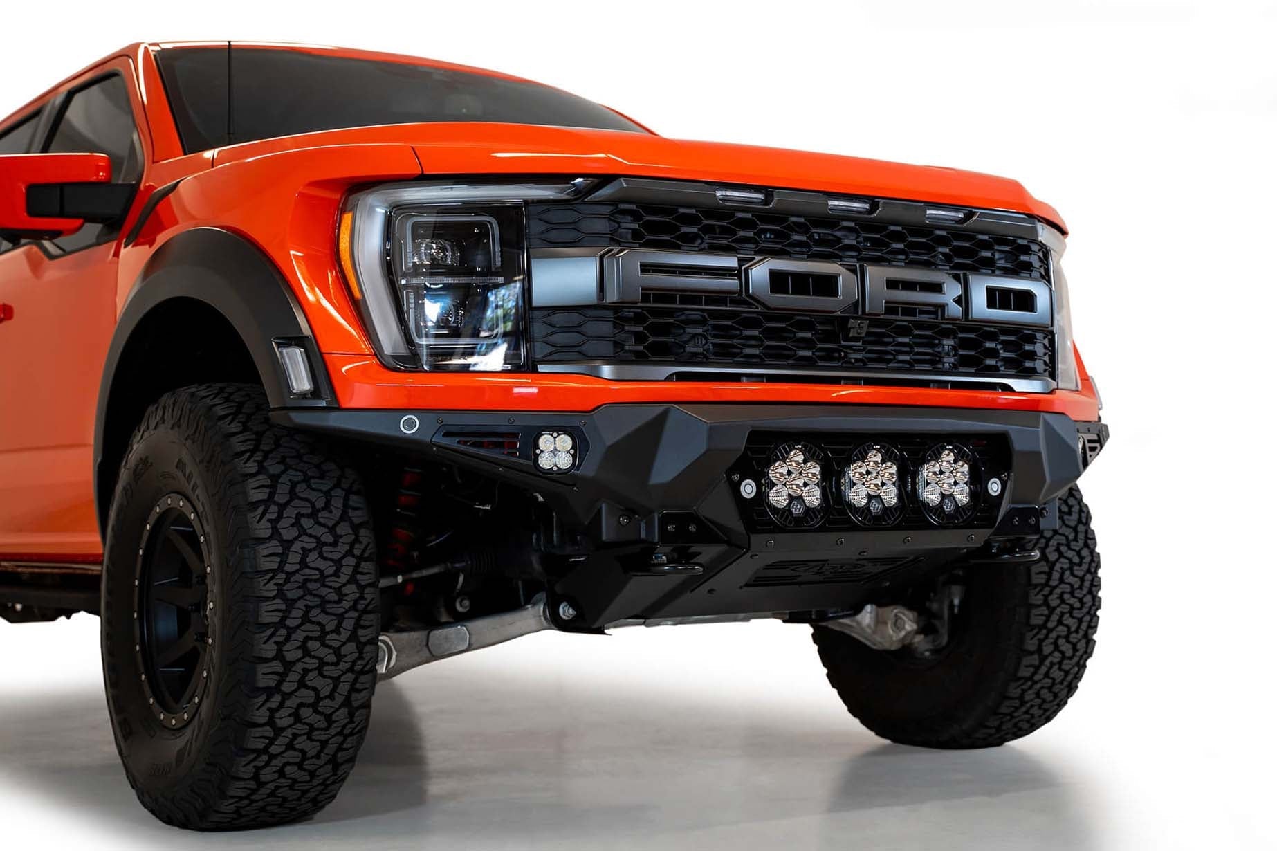 ADD Offroad 2021-2022 Ford Raptor Bomber Front Bumper (Baja Designs) F210014100103 | GarageAndFab.com