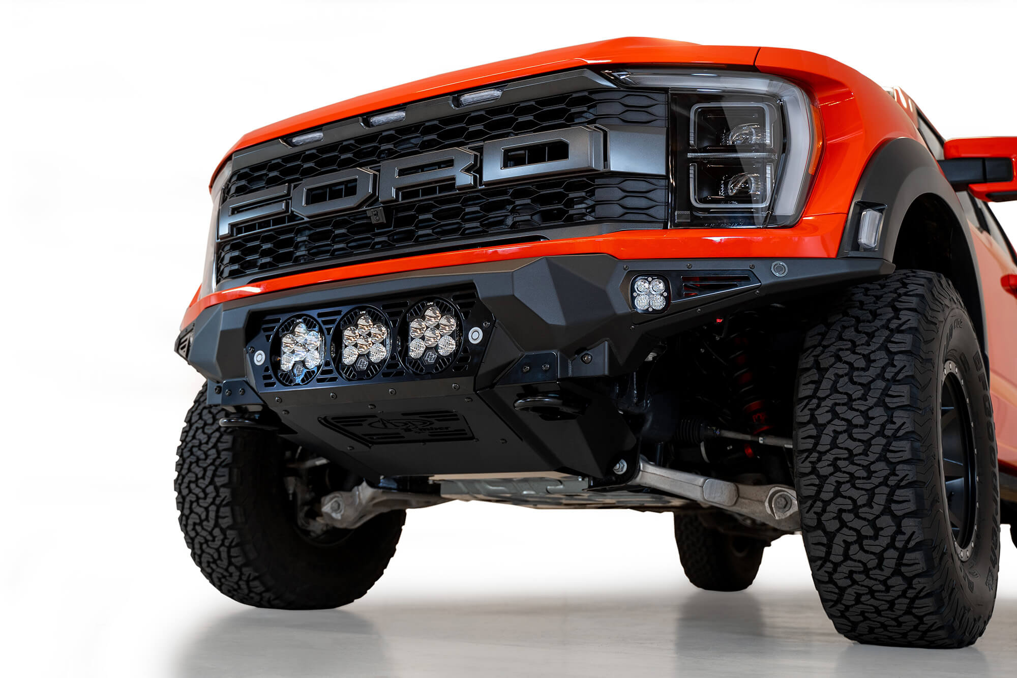 ADD Offroad 2021-2022 Ford Raptor Bomber Front Bumper (Baja Designs) F210014100103 | GarageAndFab.com