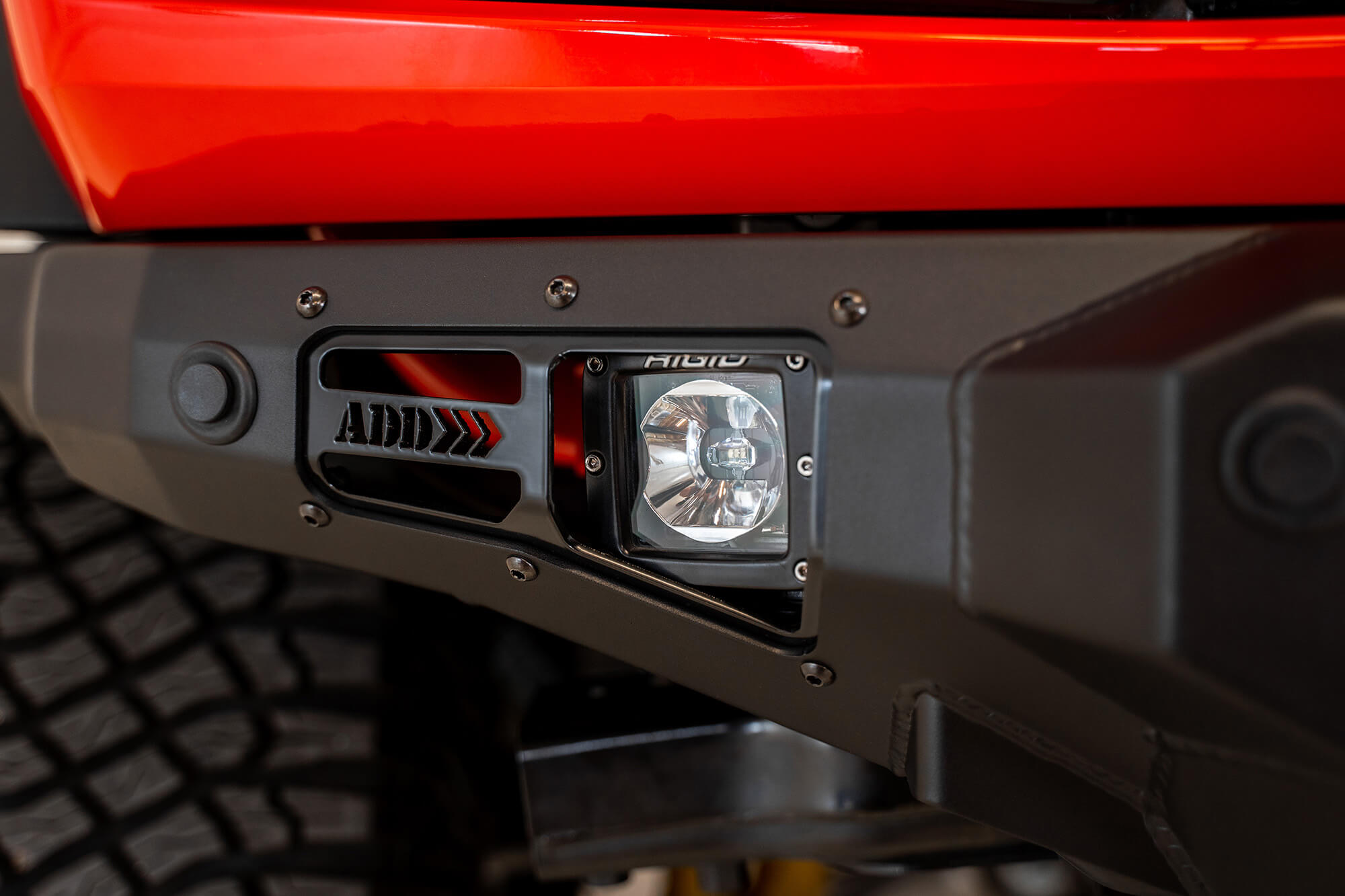 ADD Offroad 2021-2022 Ford Bronco Stealth Fighter Front Bumper F230142210103 | GarageAndFab.com