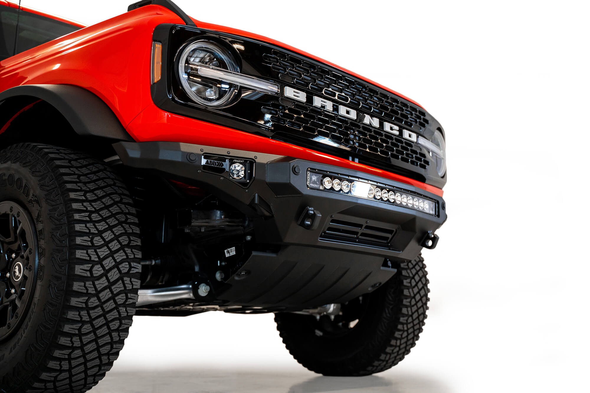 ADD Offroad 2021-2022 Ford Bronco Stealth Fighter Front Bumper F230142210103 | GarageAndFab.com