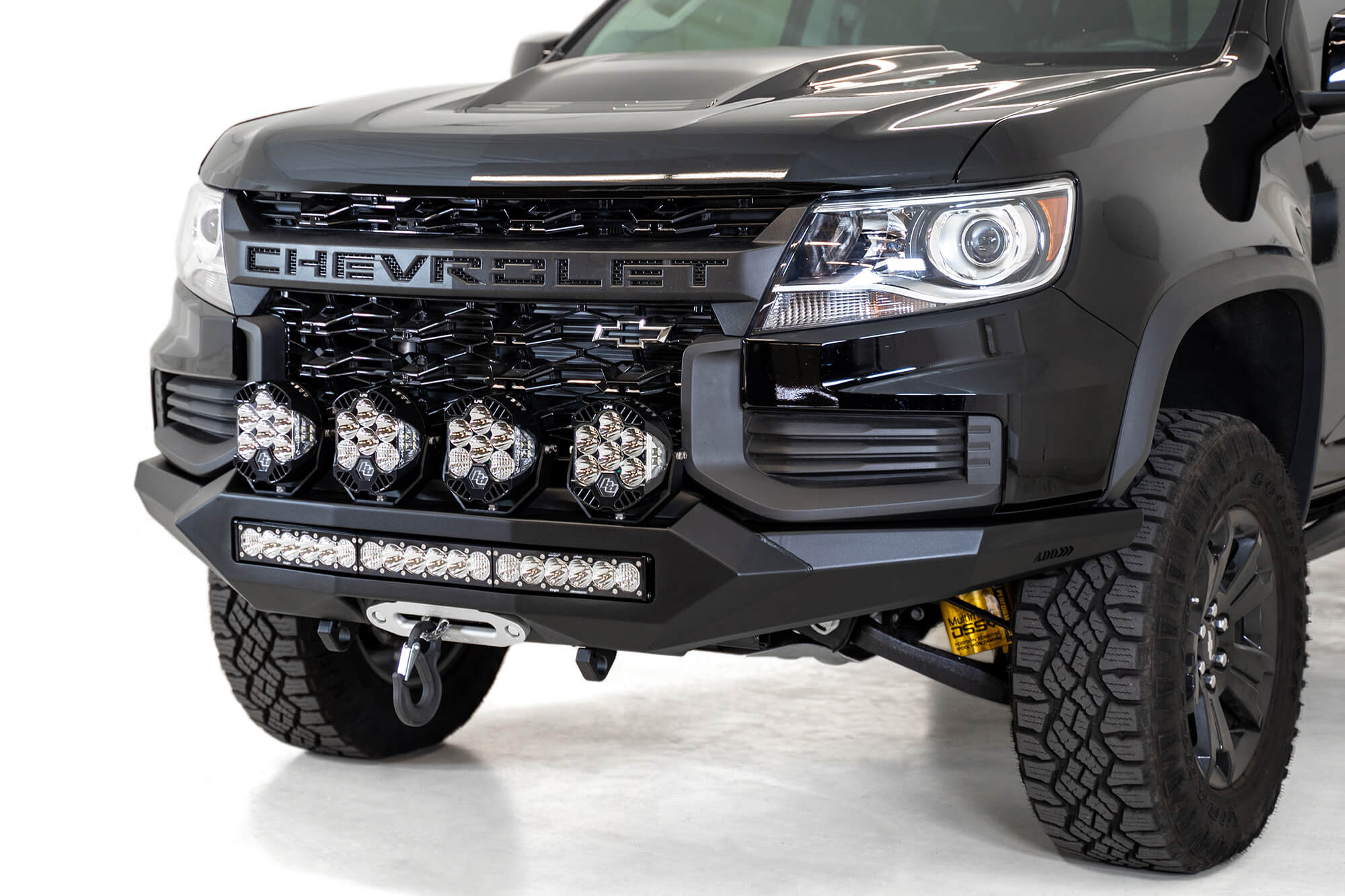 ADD Offroad 2021-2022 Chevy Colorado Zr2 Stealth Fighter Front Bumper F451202190103 | GarageAndFab.com