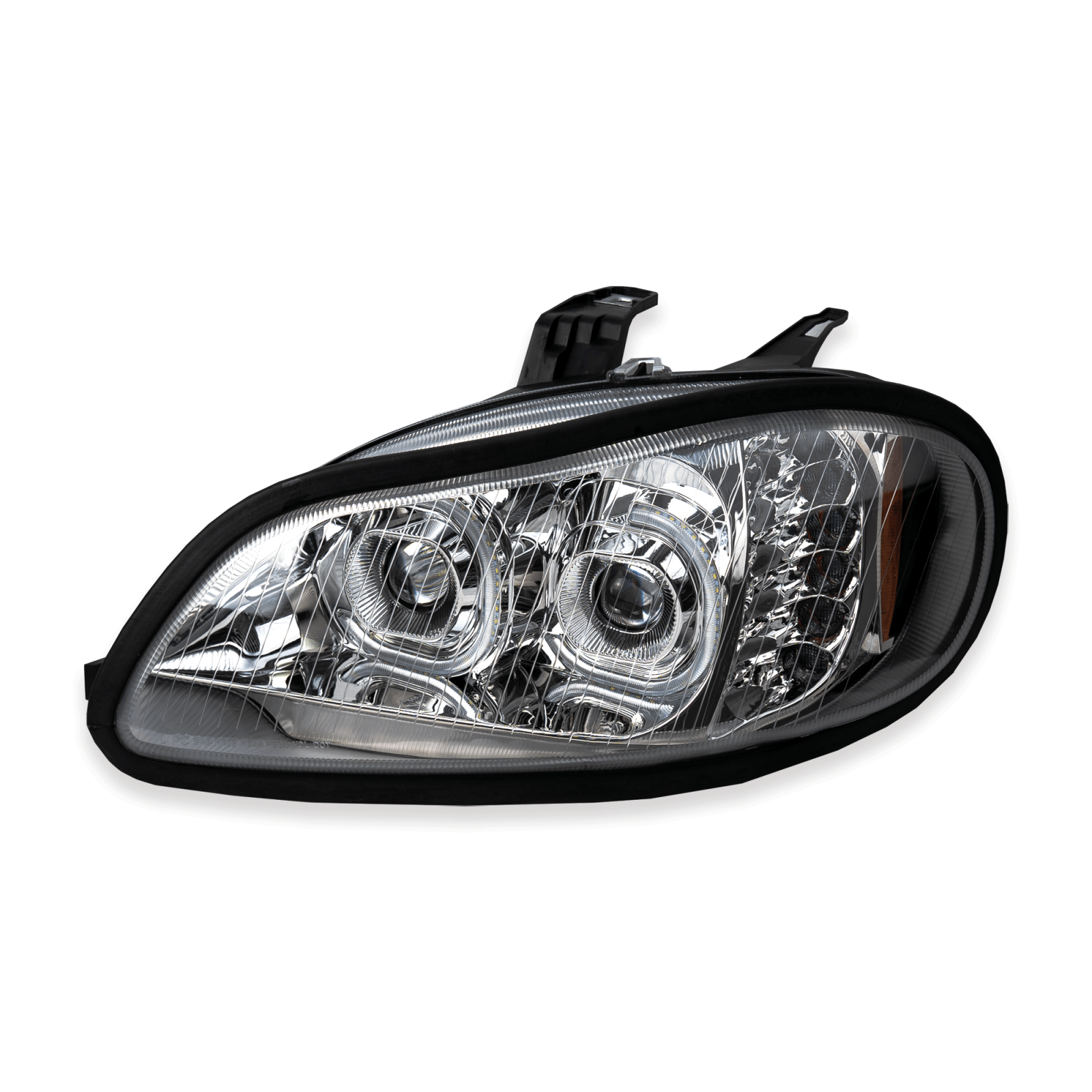 Vivid FL03 Brilliant Series Freightliner M2 Led Headlight Chrome Driver 2002-2022 | GarageAndFab.com