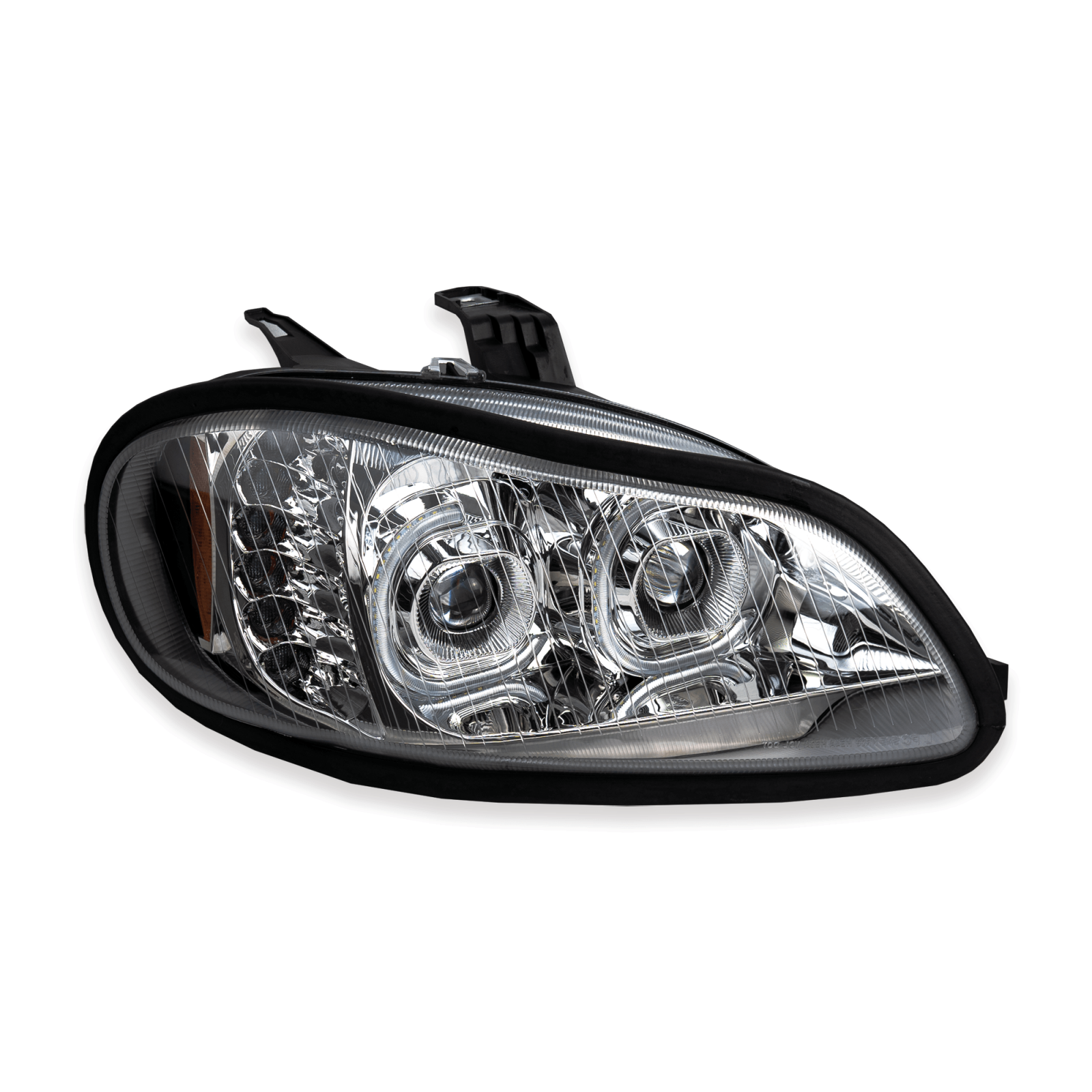 Vivid FL04 Brilliant Series Freightliner M2 Led Headlight Chrome Passenger 2002-2022 | GarageAndFab.com