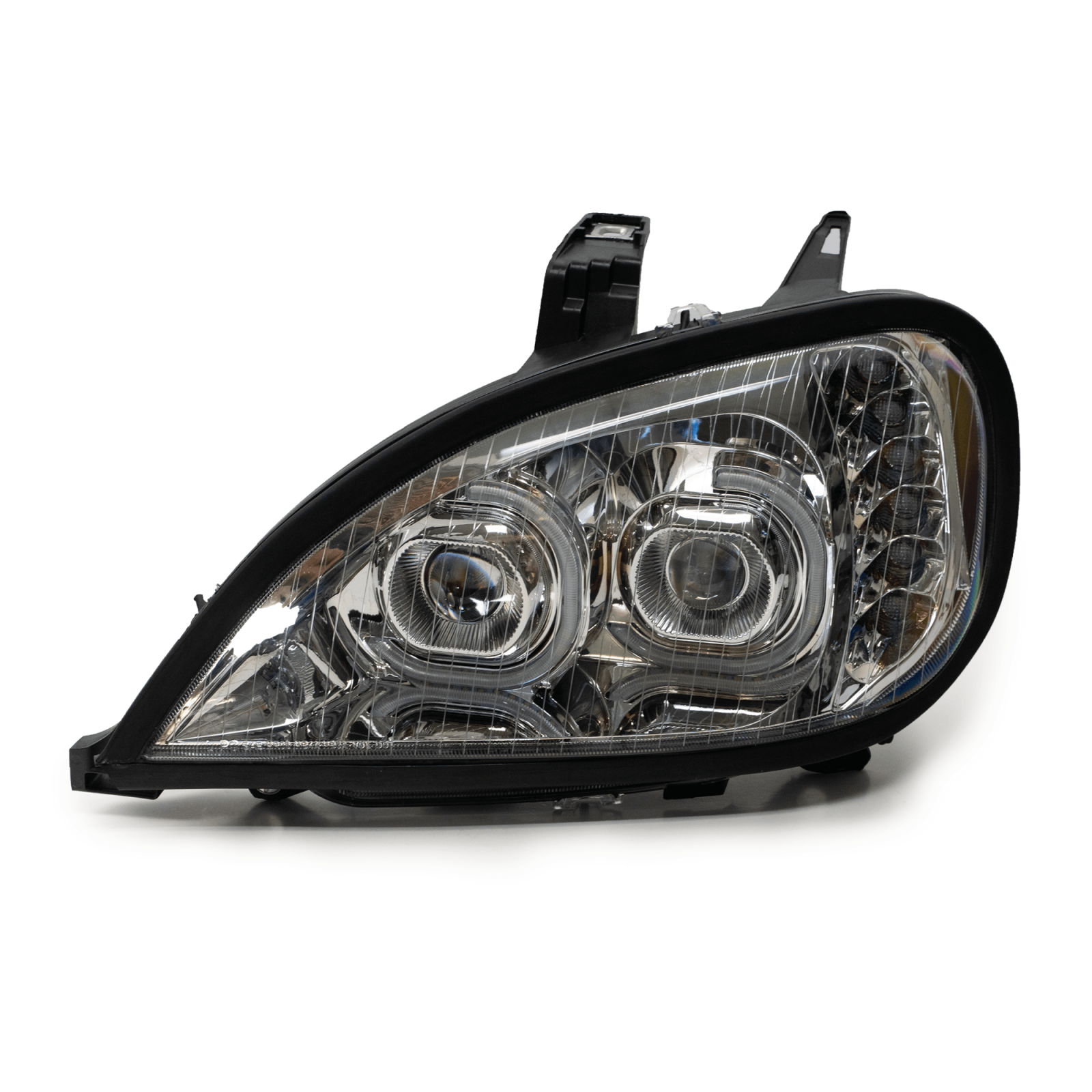 Vivid FREG01 Brilliant Series Freightliner Columbia Led Headlight Chrome Driver 01-20 | GarageAndFab.com