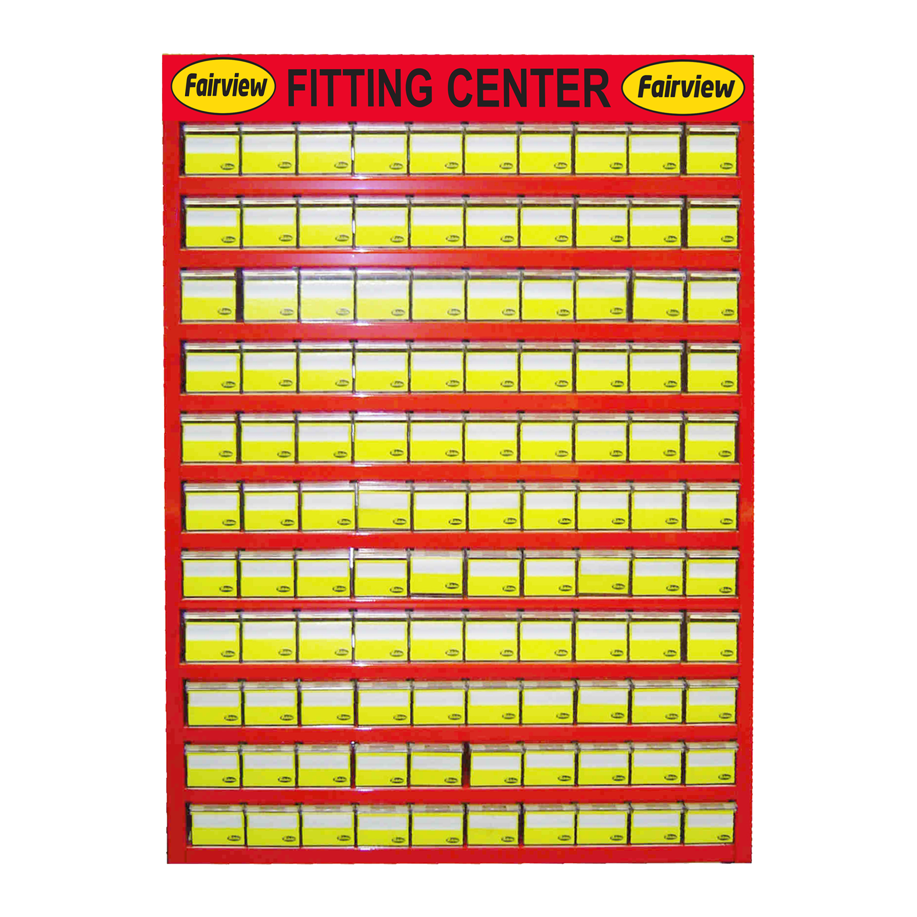 Fairview 110 Drawer Fitting Cabinet Item #: FVF-XB110-CA | GarageAndFab.com