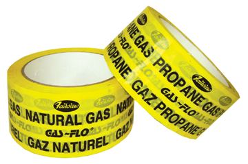 Fairview Gas Line ID Tape;Propane Item #: FVF-GASTAPE-P | GarageAndFab.com
