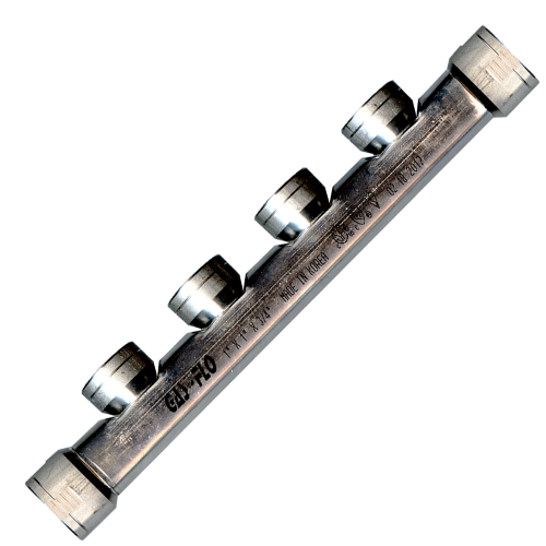 Fairview SS Gas Manifold 1FPTx1/2FPT (4) Item #: FVF-GFMAN-HD4 | GarageAndFab.com