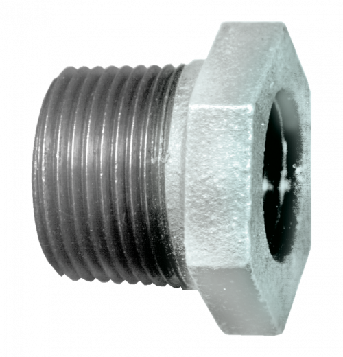 Fairview Galvanized  Iron Bushng;1MPTx1/4FPT Item #: FVF-GI-110-HB | GarageAndFab.com