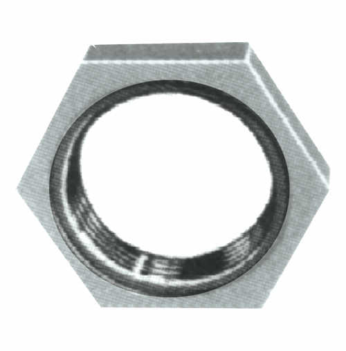 Fairview Galvanized Iron Locknut;1/4FPT Item #: FVF-GI-111-B | GarageAndFab.com