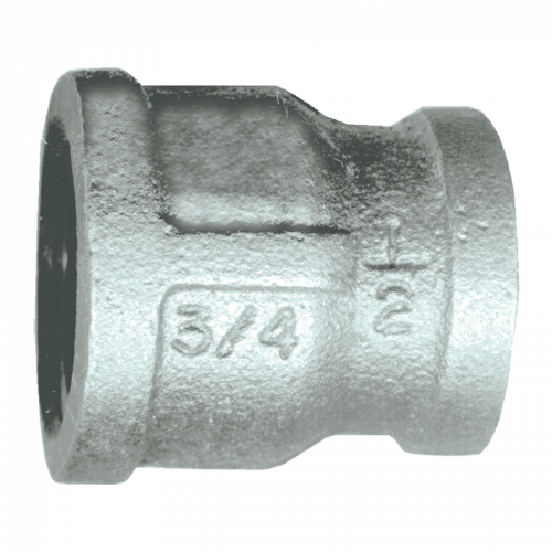 Fairview Galvanized Iron Coupling;1/4FPTx1/8FPT Item #: FVF-GI-119-BA | GarageAndFab.com