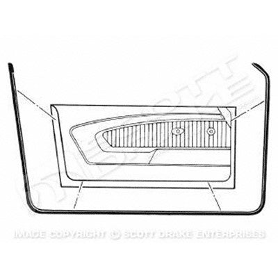 Goodmark Industries DOOR WEATHERSTRIPS - GMK302042564P | GarageAndFab.com