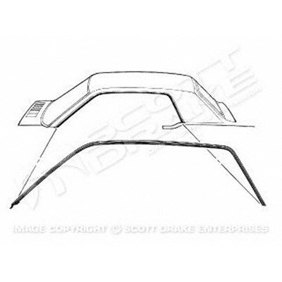 Goodmark Industries ROOFRAIL WEATHERSTRIPS GUTTERS - GMK302053764P | GarageAndFab.com
