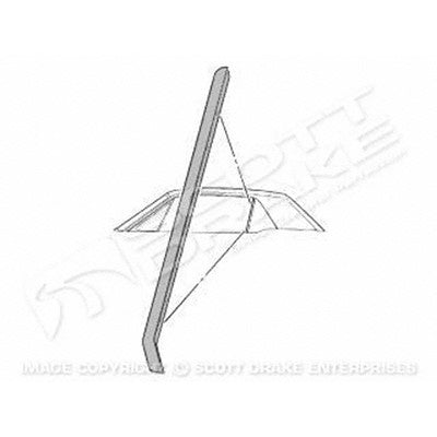Goodmark Industries QUARTER WINDOW WEATHERSTRIP - GMK3020664641L | GarageAndFab.com
