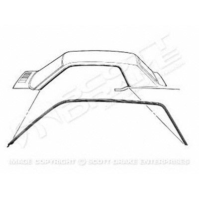 Goodmark Industries ROOFRAIL WEATHERSTRIPS GUTTERS - GMK3021537671P | GarageAndFab.com