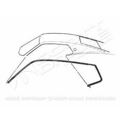 Goodmark Industries ROOFRAIL WEATHERSTRIPS GUTTERS - GMK3022537692P | GarageAndFab.com