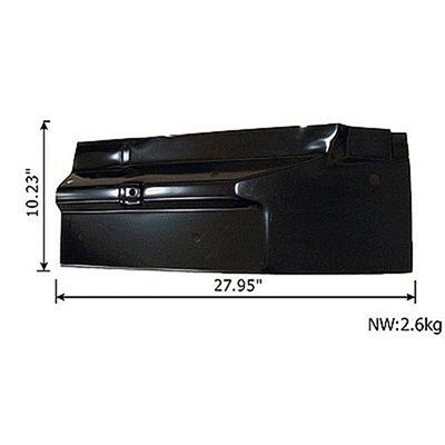 Goodmark Industries FLOOR PAN PATCH (REAR) - GMK414351067AR | GarageAndFab.com