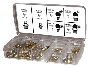 Fairview Grease Nipple Kit;100pc;Standard Item #: FVF-GN-100-KIT | GarageAndFab.com