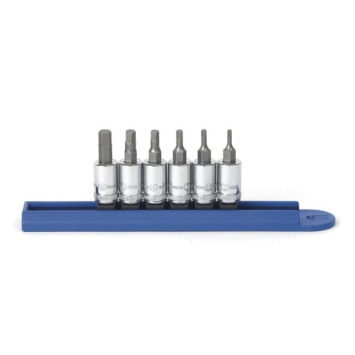 GearWrench Set Socket Hex Bit Met 1/4DR 6Pc - GWR-80321 | GarageAndFab.com