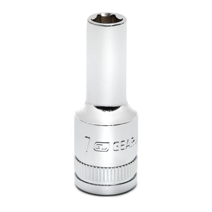 GearWrench Socket Mid Longth 3/8 DR 6PT 7MM - GWR-80389S-06 | GarageAndFab.com