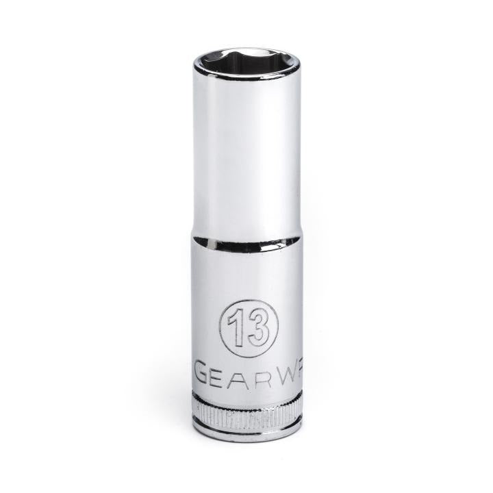 GearWrench Socket Deep 3/8 DR 6PT 13MM - GWR-80395 | GarageAndFab.com