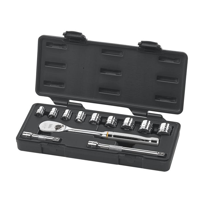 GearWrench Set Socket Sae 3/8 DR 6PT 12Pc - GWR-80556 | GarageAndFab.com