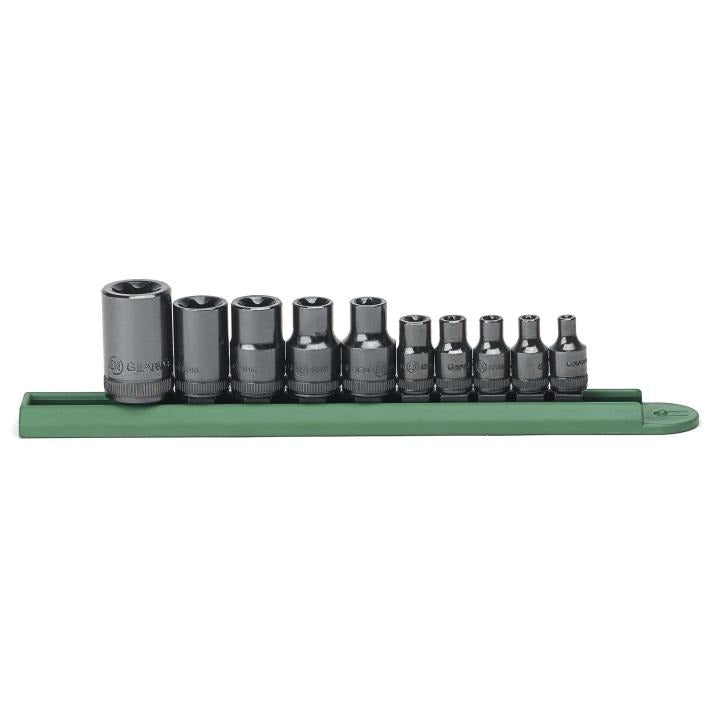 GearWrench Set Socket Torx Extension  1/4, 3/8, 1/2DR 10Pc - GWR-80582 | GarageAndFab.com