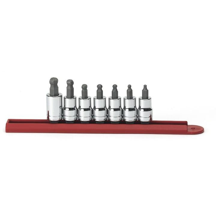 GearWrench Set Hex Ball Std Sae 3/8 DR 1/8-3/8 7Pc - GWR-80586 | GarageAndFab.com