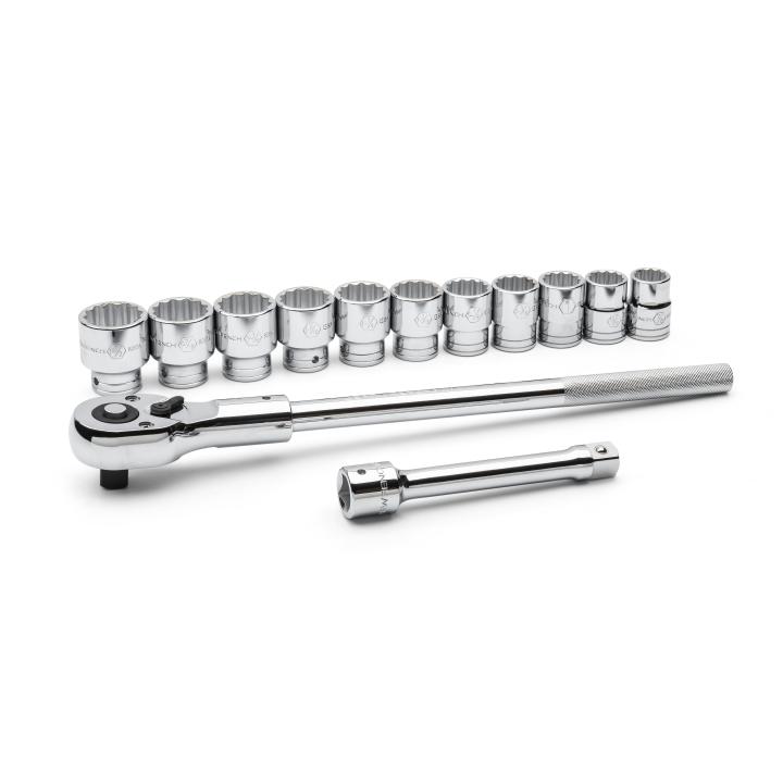 GearWrench Set Socket 3/4DR 12PT 13Pc - GWR-80879 | GarageAndFab.com