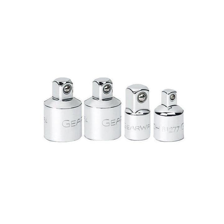 GearWrench Set Adapter 4Pc 1/4 3/8 1/2 - GWR-81217 | GarageAndFab.com